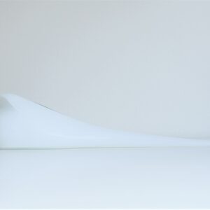 Tourterelle d'Istanbul blanche en verre par l'artiste Meral Deger