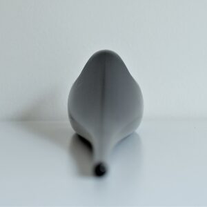 Tourterelle d'Istanbul noire en verre par Meral Deger