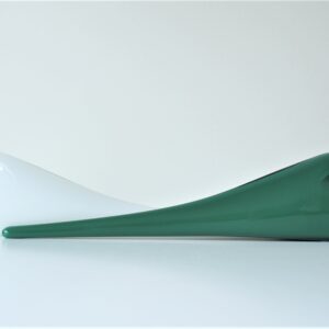 Tourterelle d'Istanbul verte en verre par Meral Deger