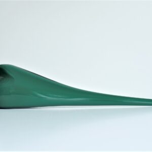 Tourterelle d'Istanbul verte en verre par Meral Deger