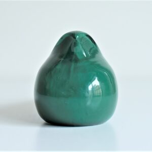 Tourterelle d'Istanbul verte en verre par Meral Deger