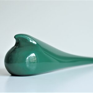 Tourterelle d'Istanbul verte en verre par Meral Deger