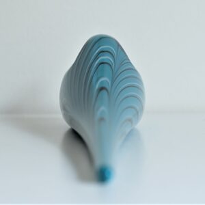 Tourterelle d'Istanbul turquoise en verre par Meral Deger