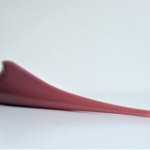 Tourterelle d'Istanbul rose en verre par Meral Deger