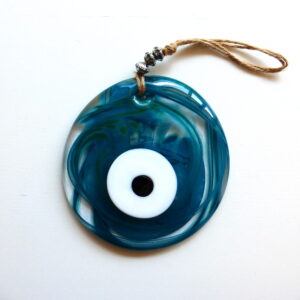 Nazar boncuk "lokum" en bleu vert