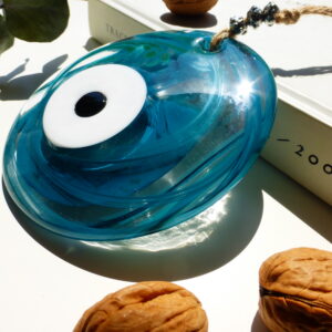 Nazar boncuk "lokum" en bleu vert