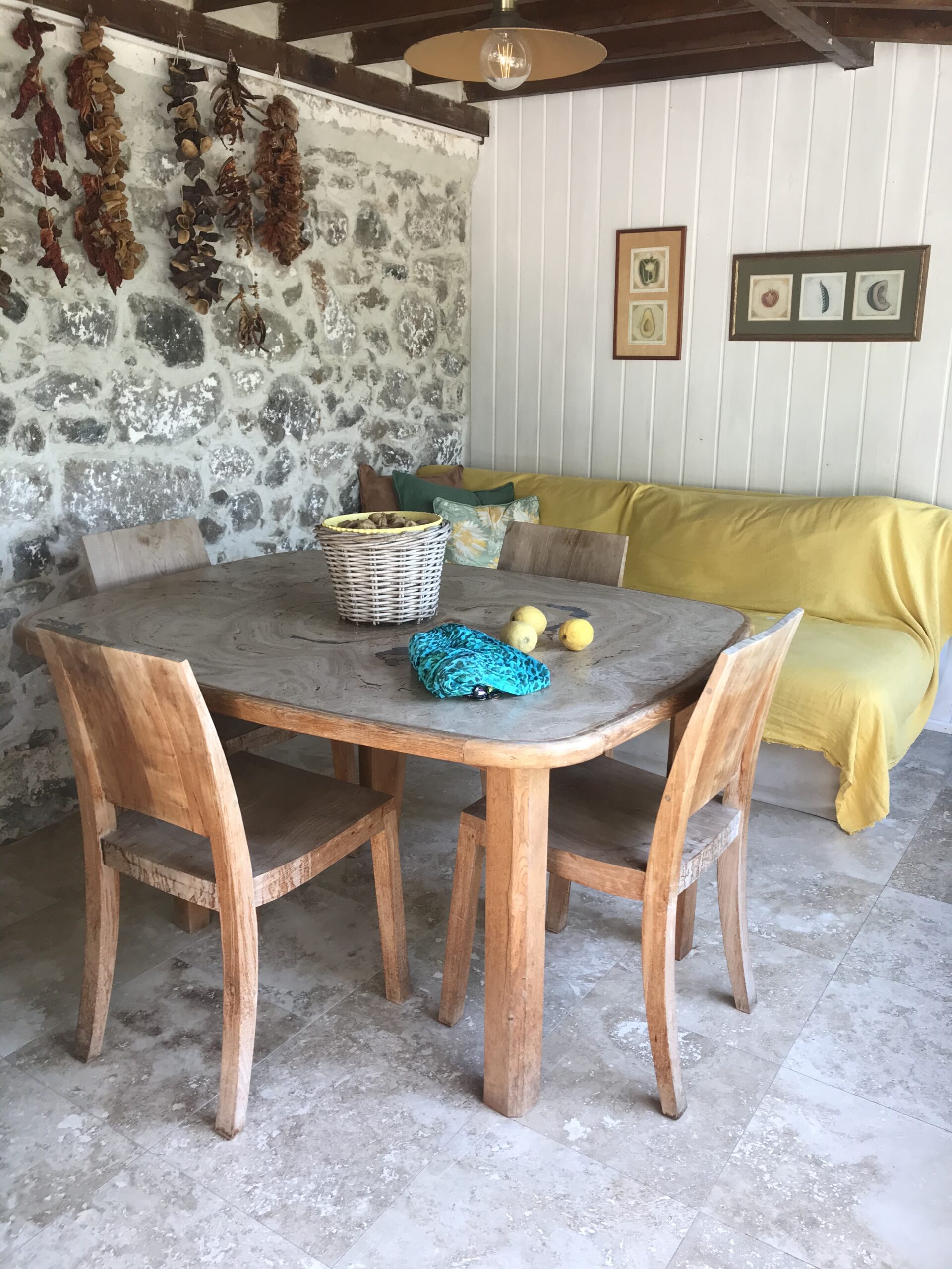 L'intérieur d'une maison à Bodrum, Gumusluk