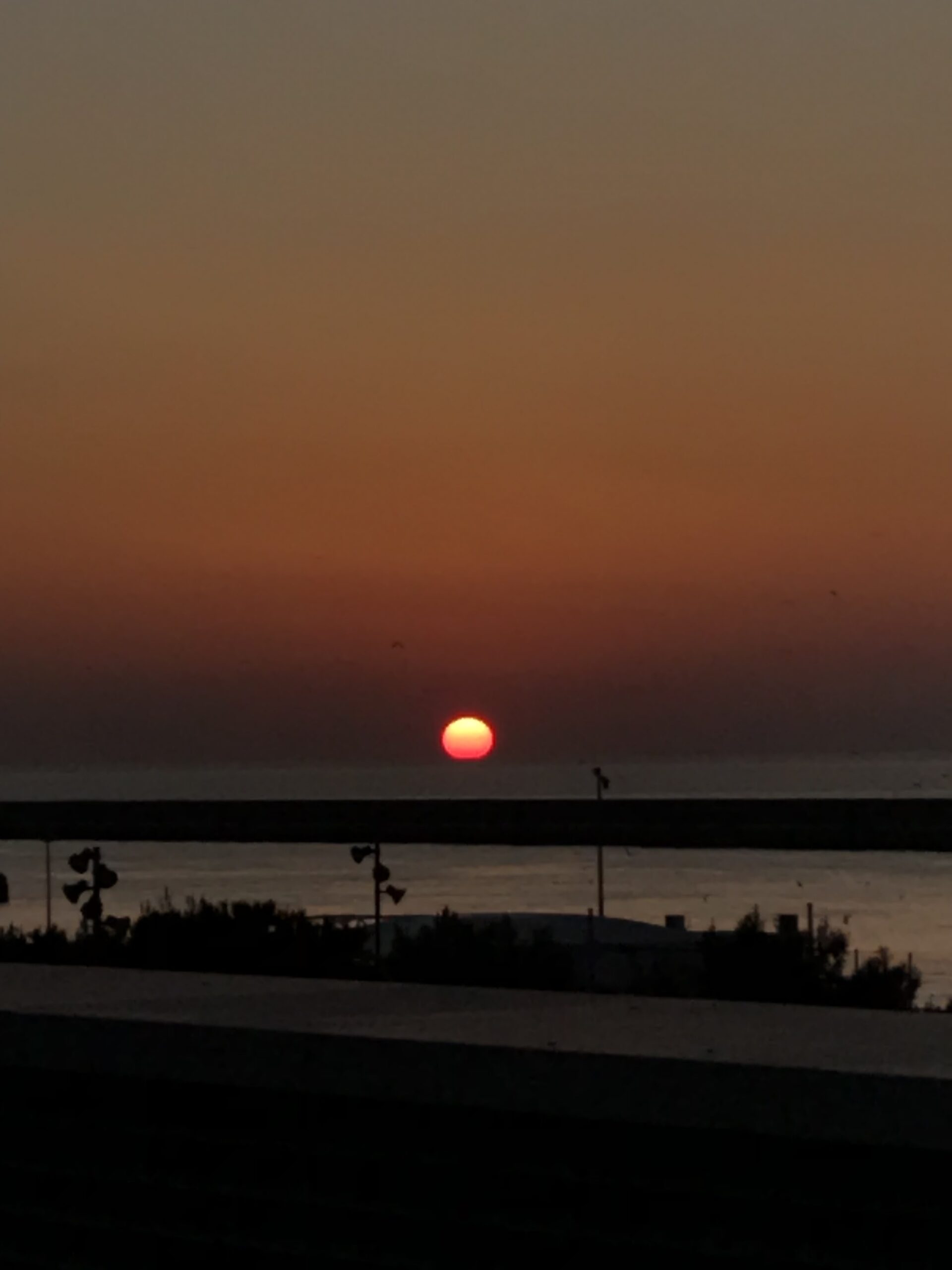 Le coucher du soleil au vieux port Marseille