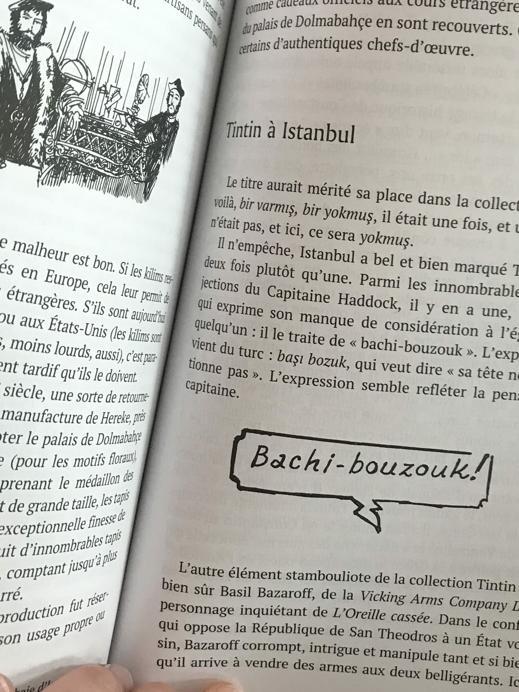 Tintin à Istanbul, extrait d'un livre au Mucem